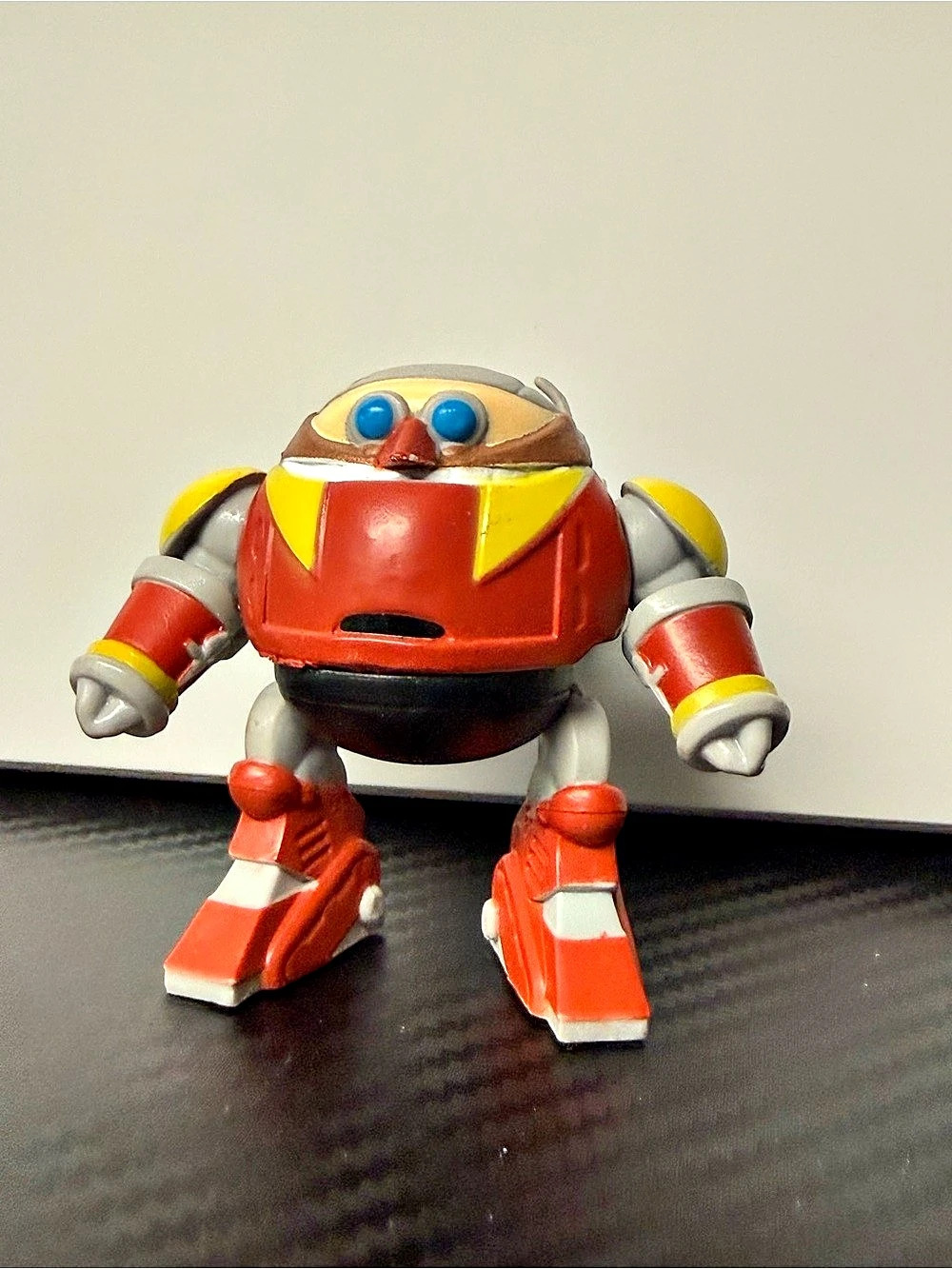Sonic the Hedgehog Eggman Robot Red Yellow Gray Action Figure